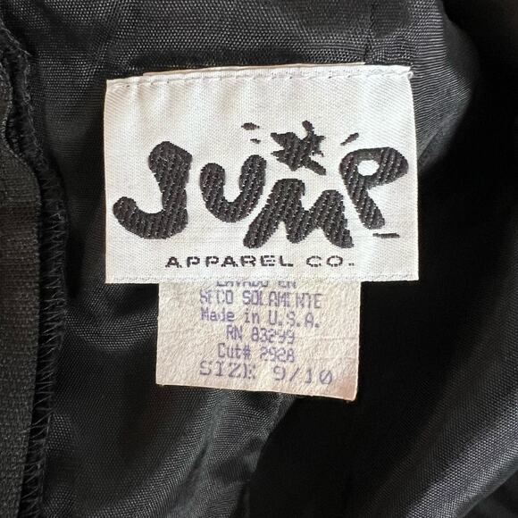 JUMP Apparel Co. Black Velvet Lace Fit & Flare Dress Size 9/10 Sweetheart Bodice - Picture 6 of 15